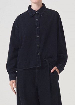 Agolde Aiden High Low Shirt Dispute | TEH076319