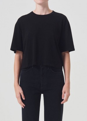 Agolde Anya Tee Black | SFH850943