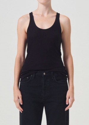 Agolde Karla Tank Black | MOS378109