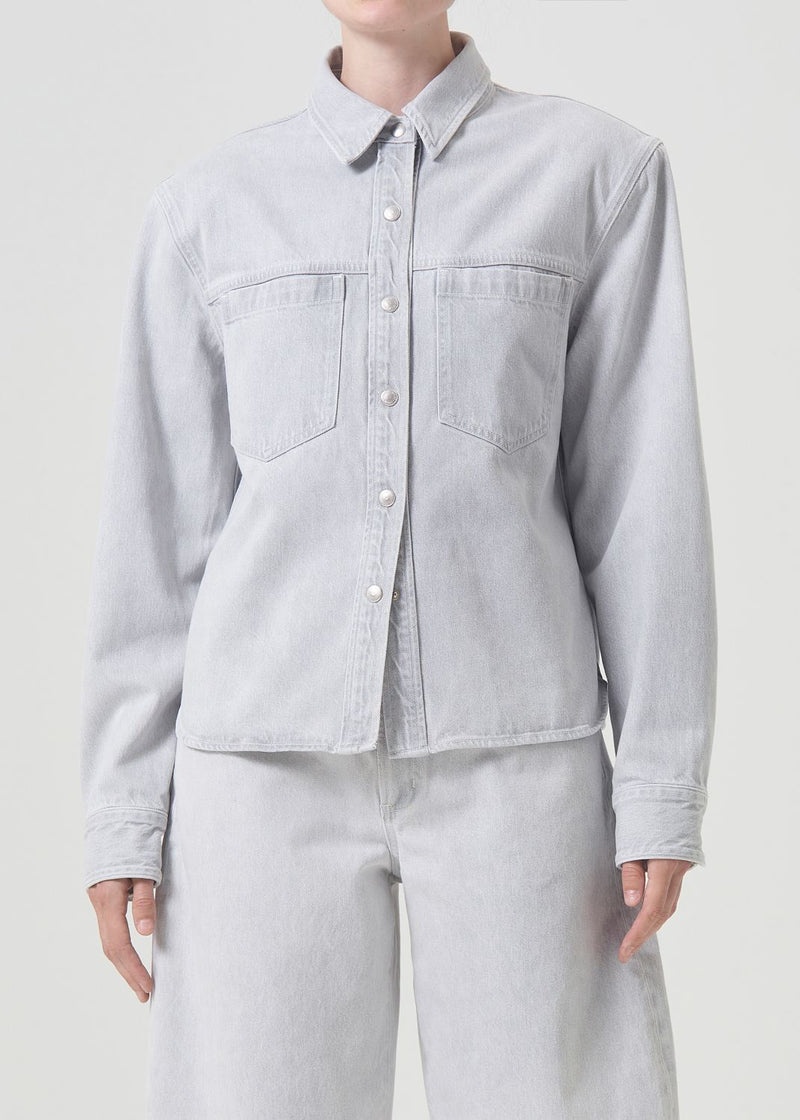 Agolde Brigid Shirt Tarnish | OVS295418