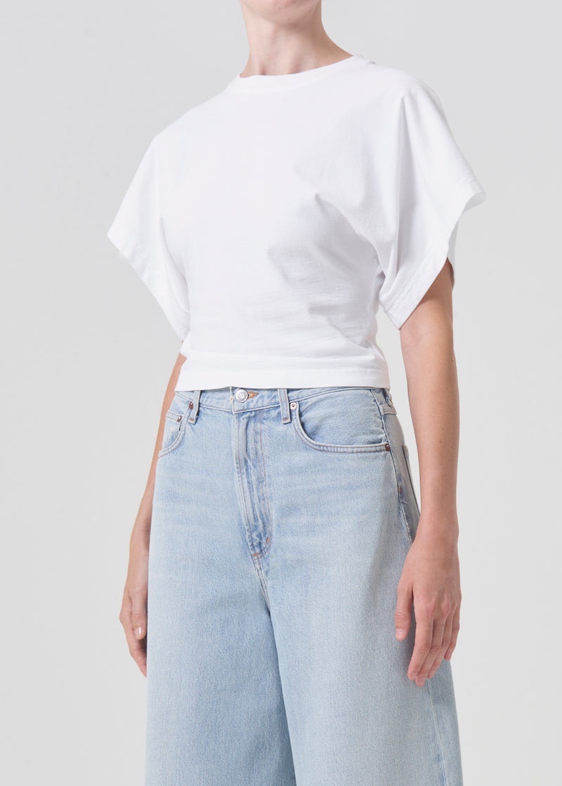 Agolde Britt Tee White | VQH593248