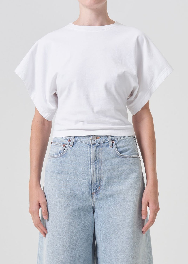 Agolde Britt Tee White | VQH593248