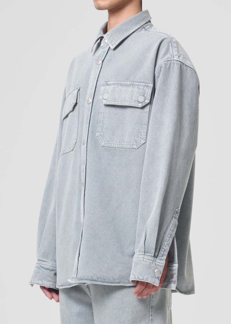 Agolde Camryn Shirt Concrete | JQR526034