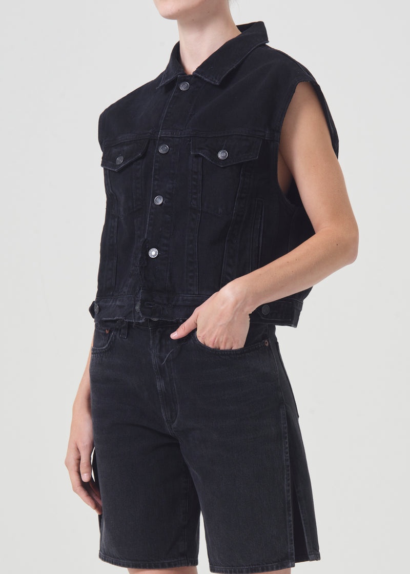 Agolde Charli Vest Jagged | QUV510326