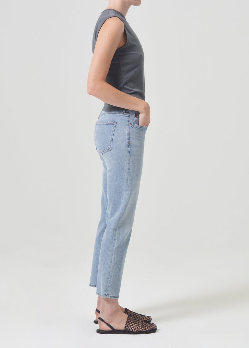 Agolde Kye Mid Rise Straight Crop (STRETCH) Diversion | UZC895213