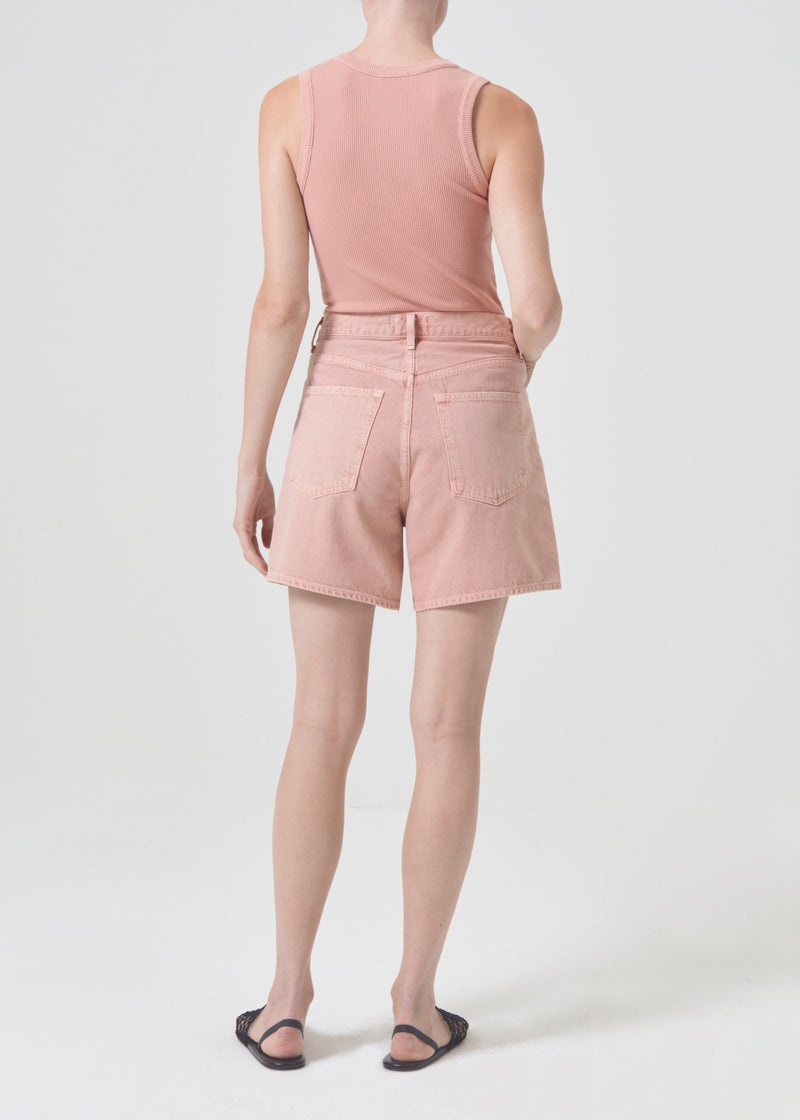 Agolde Stella High Rise Short Pink Salt | CWE603517