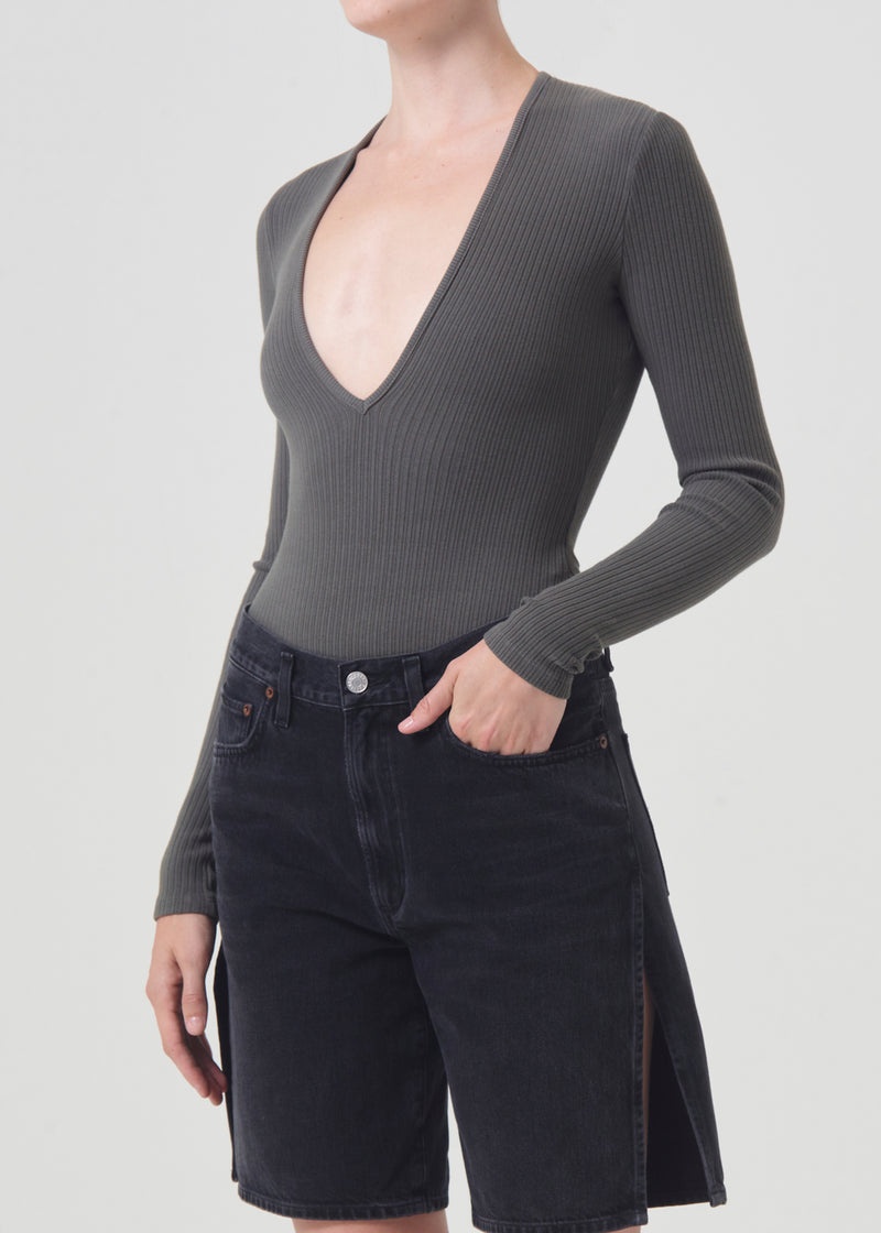 Agolde Zena Bodysuit Tyre | ZRH583910